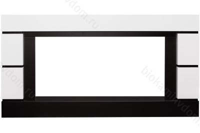 Портал Modern линейный - Белый с черным (710 × 1360 × 300 мм)