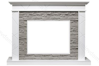 Портал Basel - Белый / Сланец серый (1020 × 1350 × 350 мм)