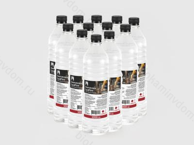 Набор Биотопливо LUX FIRE 12 бутылок по 1л/ПЭТ (без спичек)